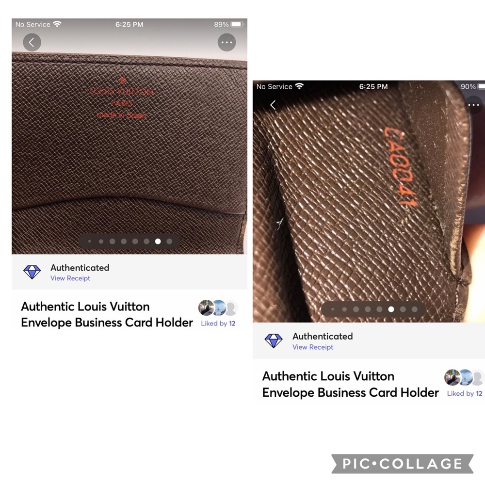 Authentic Louis Vuitton Envelope Business Card Holder - Picture 15 of 15